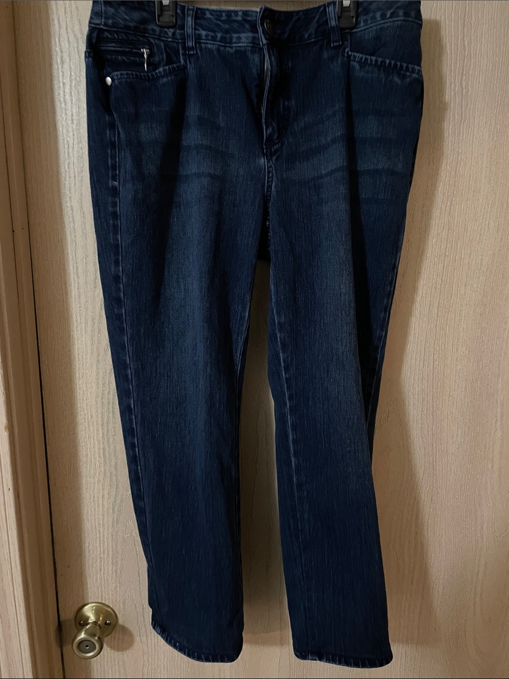 Chico's Dark Indigo Straight-Leg Jeans